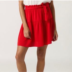 NAF NAF RED SKIRT